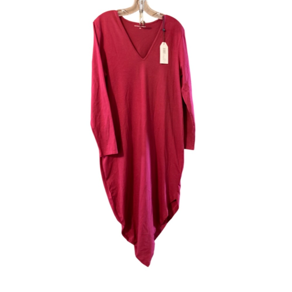 NWT  Universal Standard   Geneva Dress  V-Neck Beet Red  Size  2XS (6-8)